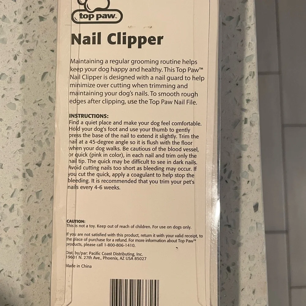 Top paw nail clipper
